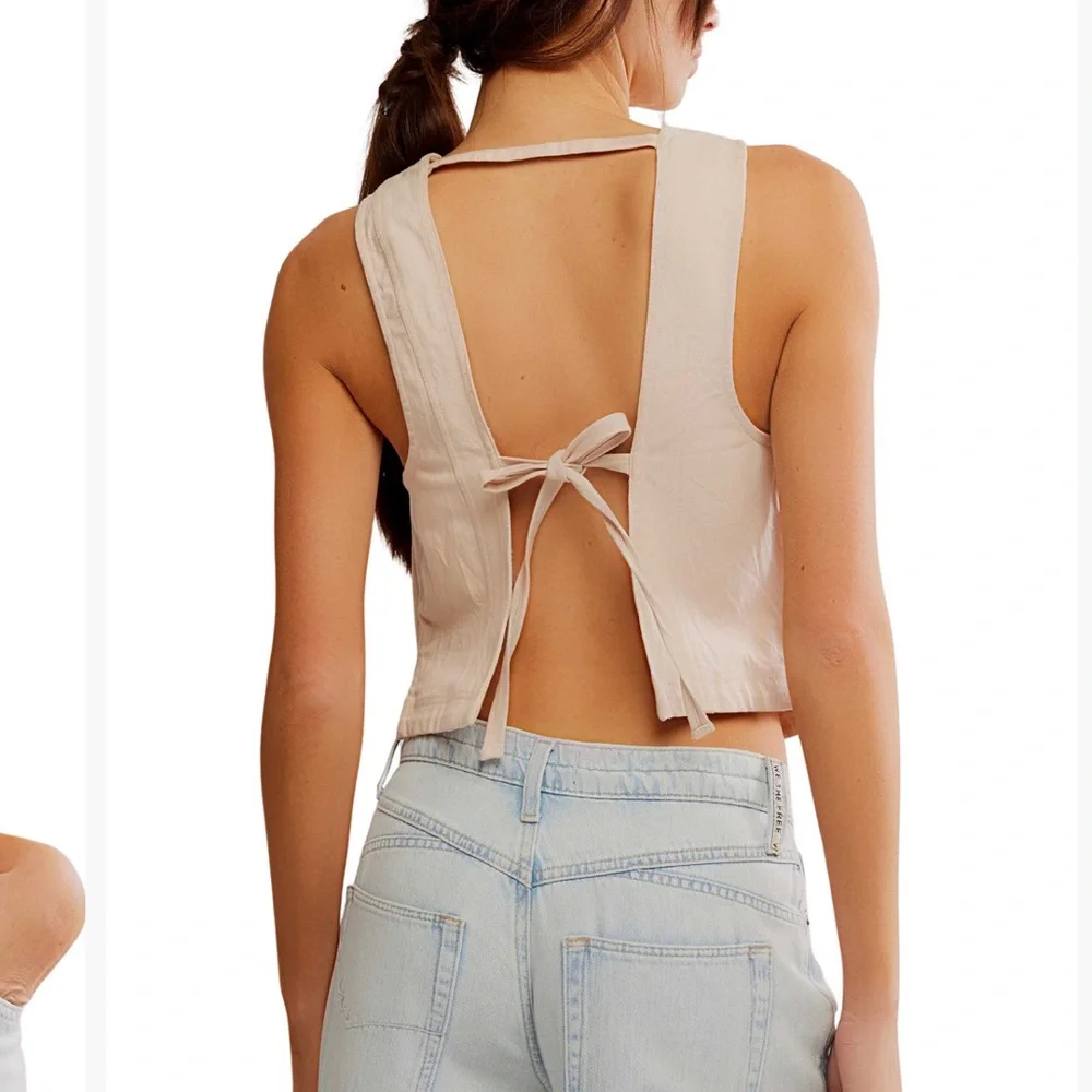 Free People Blake Vest Top - Picture 2 of 7